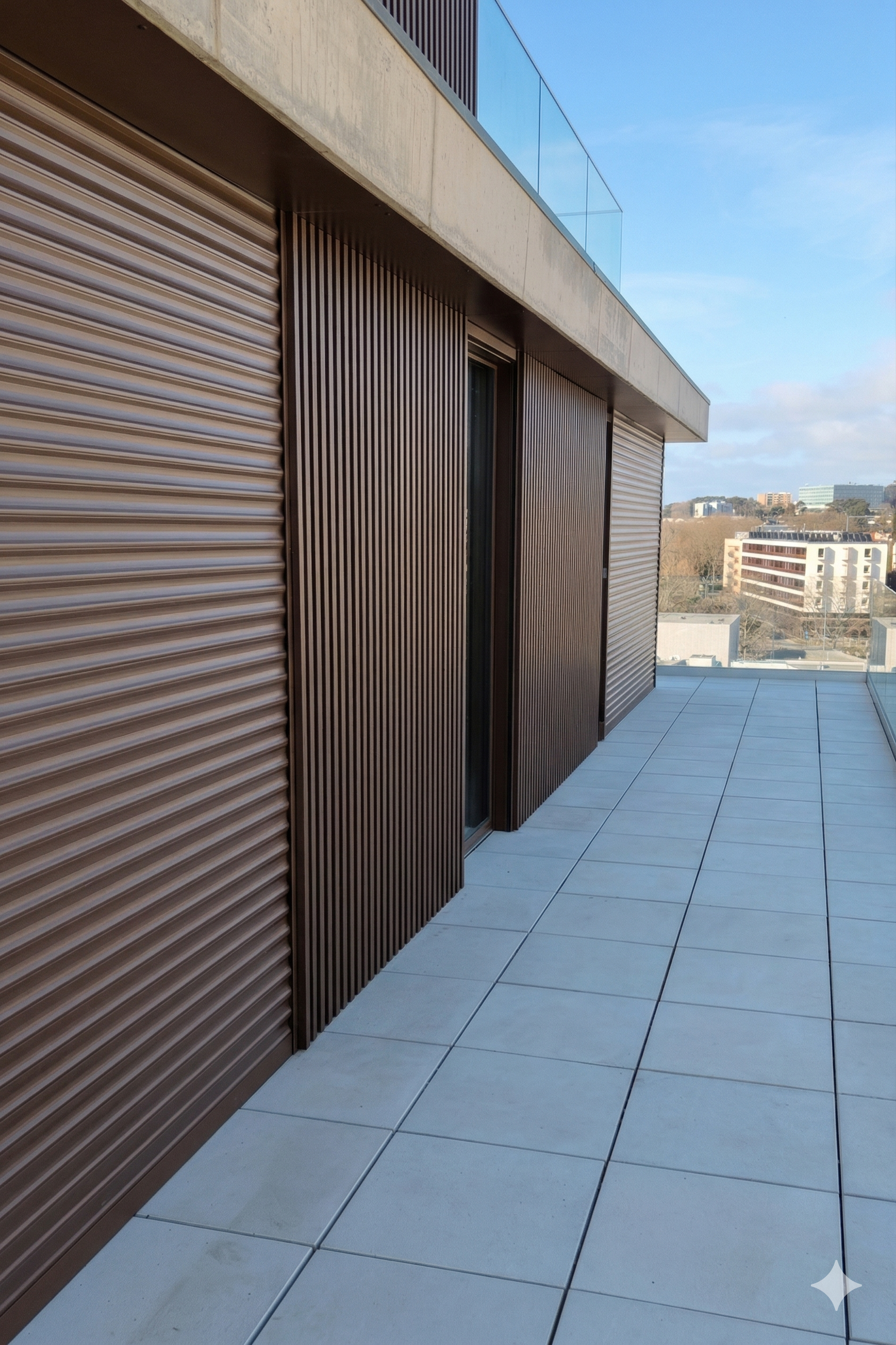 Revestimentos ripados e Aplicações em Alumínio